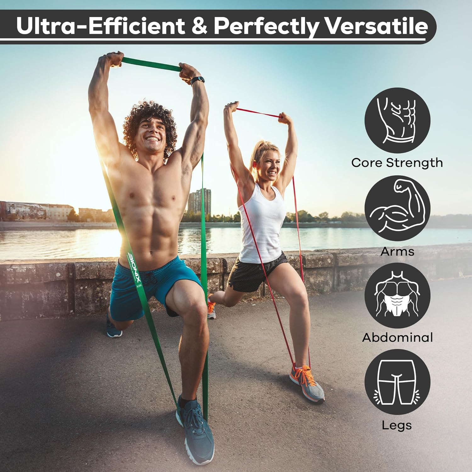 Resistance Band Pull-Up Set Ultra-Efficient & Perfectly Versatile.