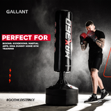 6ft Max Strike 360 Free Standing Punch Bag With Gloves & Rain Cover Perfect For.
