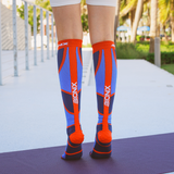 Bionix Compression Socks CSX 2.0 Hybrid Lapis Product Use IMG.