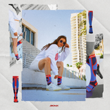 Bionix Compression Socks CSX 2.0 Hybrid Lapis Girl Show The Product Use.