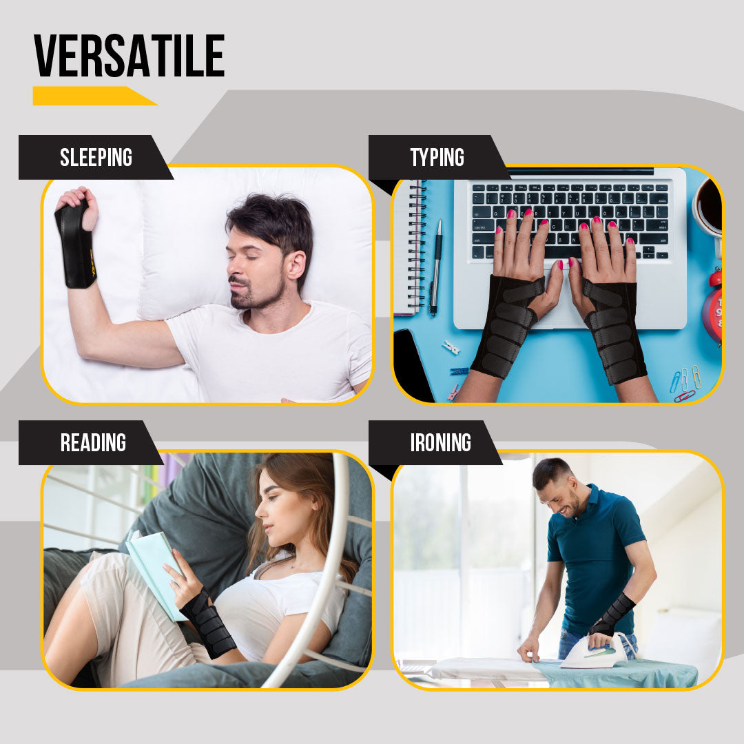Neoprene Wrist Splint Versatile.