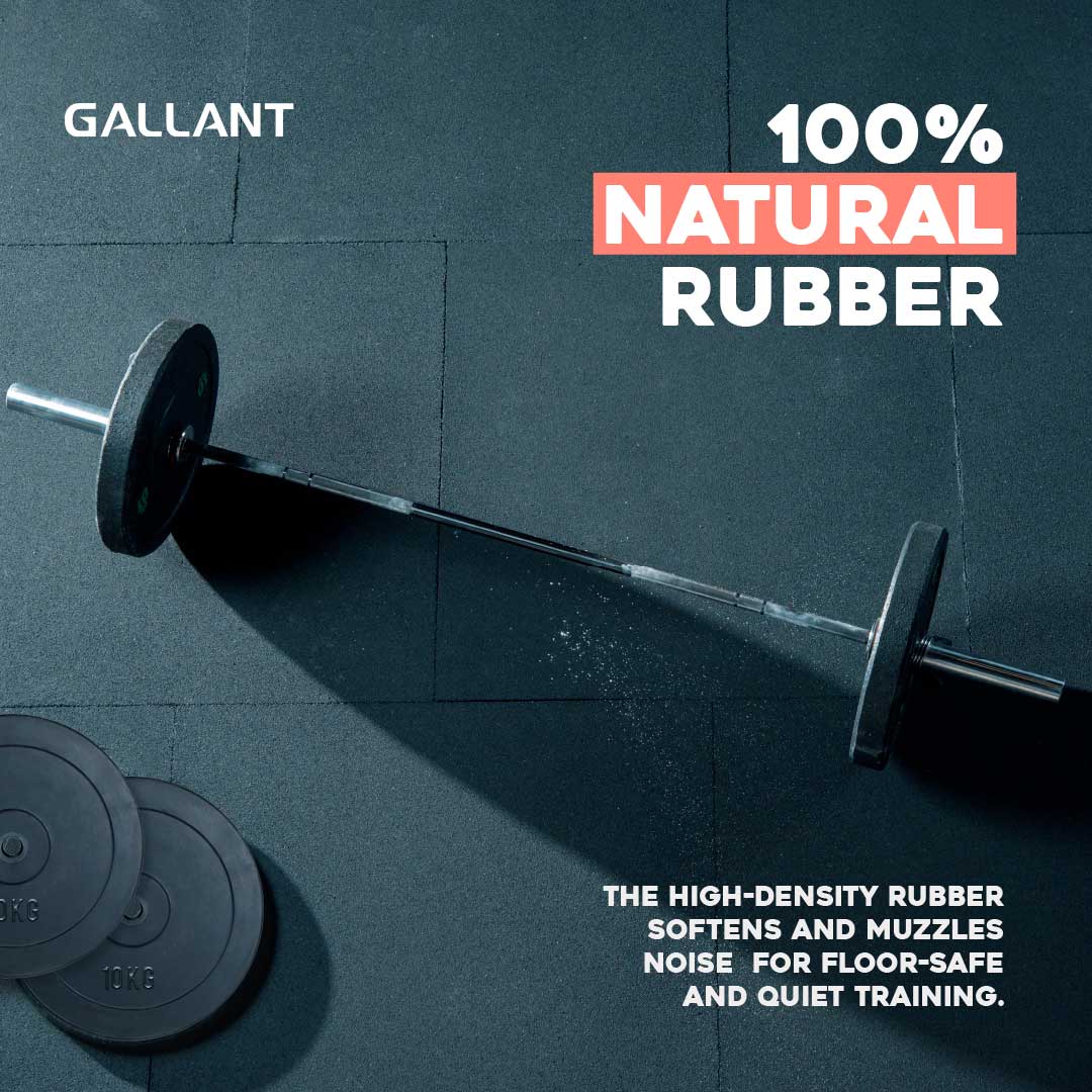 Olympic Rubber Bumper Weight Lifting Crumb Plates Set Natural Rubber.