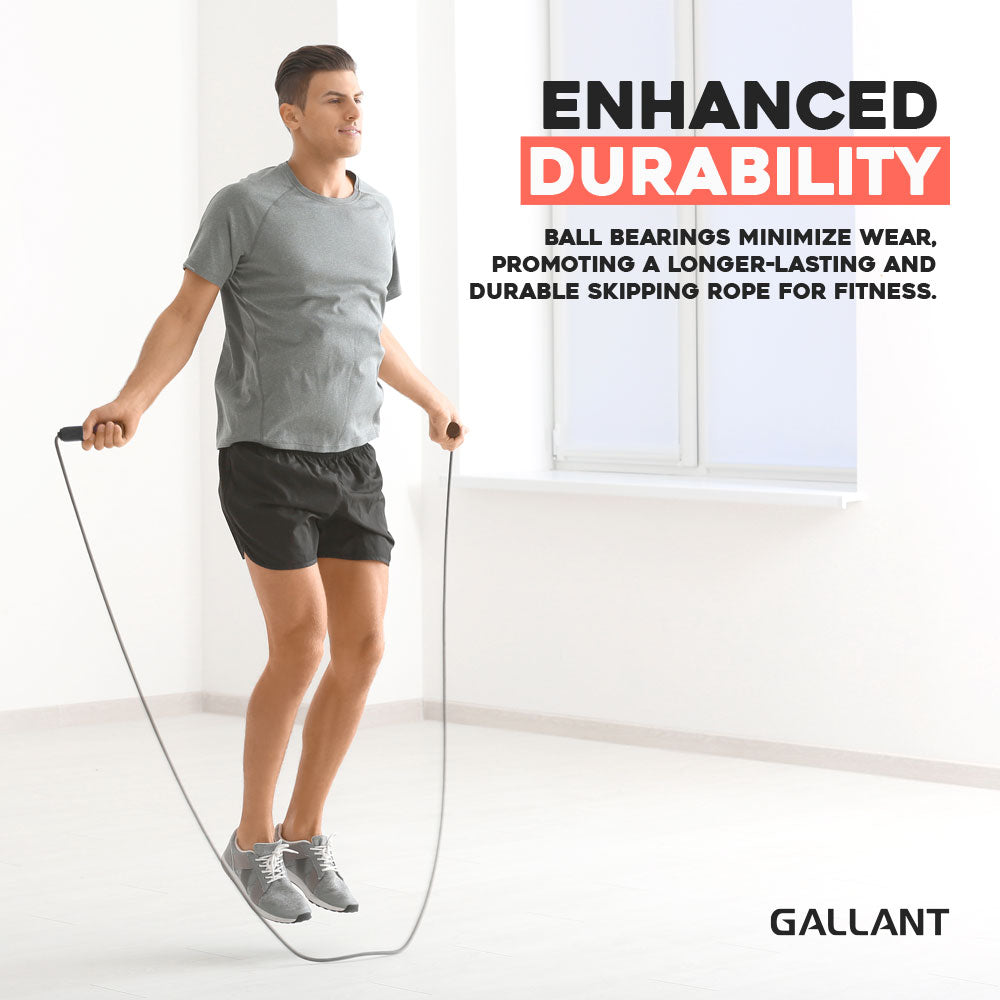 Ball Bearing Speed Skipping Jump Rope Enhanced Durability.