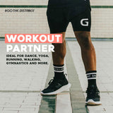 Gallant Sports Socks - 3 Pack Black/White WorkOut Parhner.