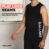 Gallant Drop Armhole Tank Top Flat Lock Seams.