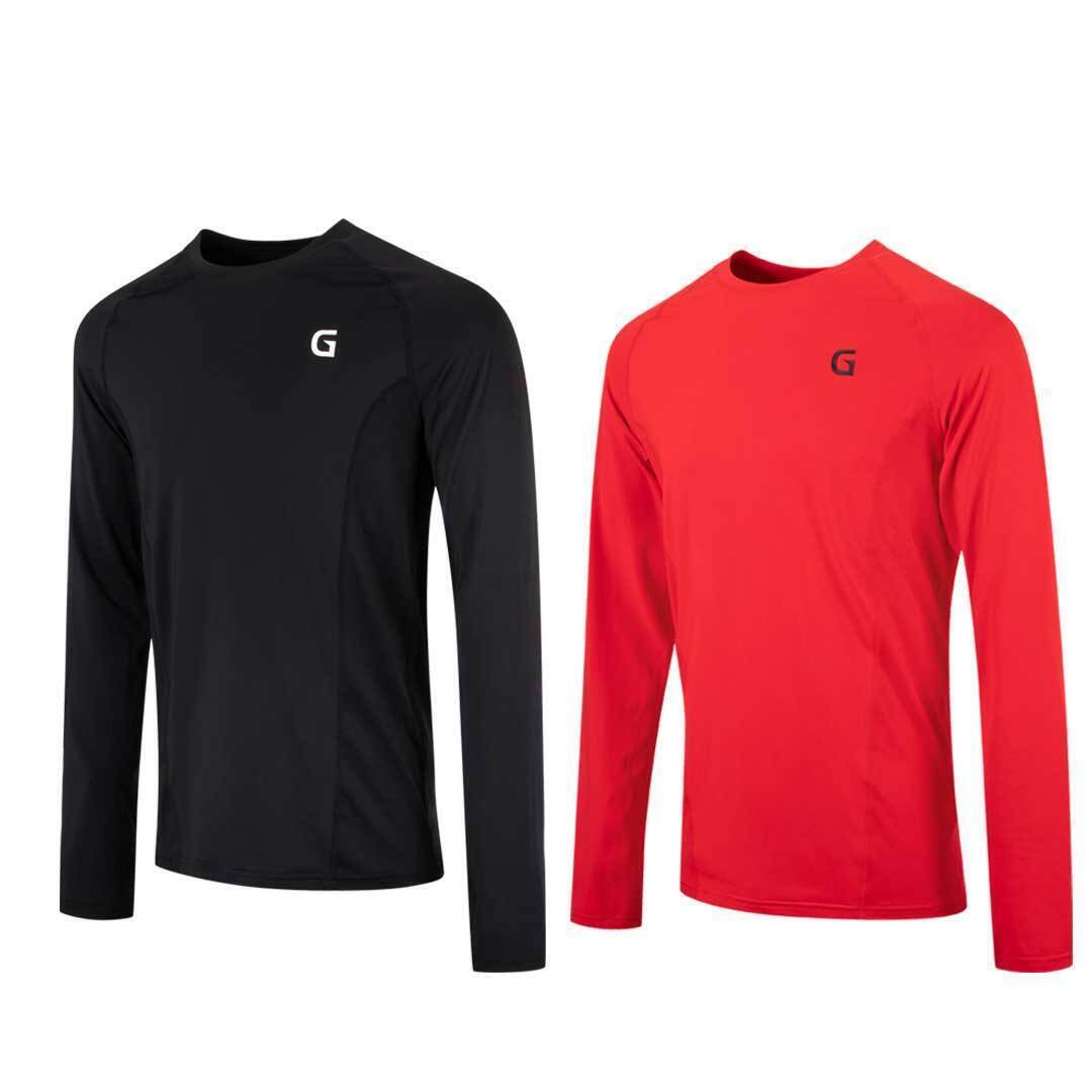 Gallant Men's Base Layer Top - Black/Red Pair Main IMG.