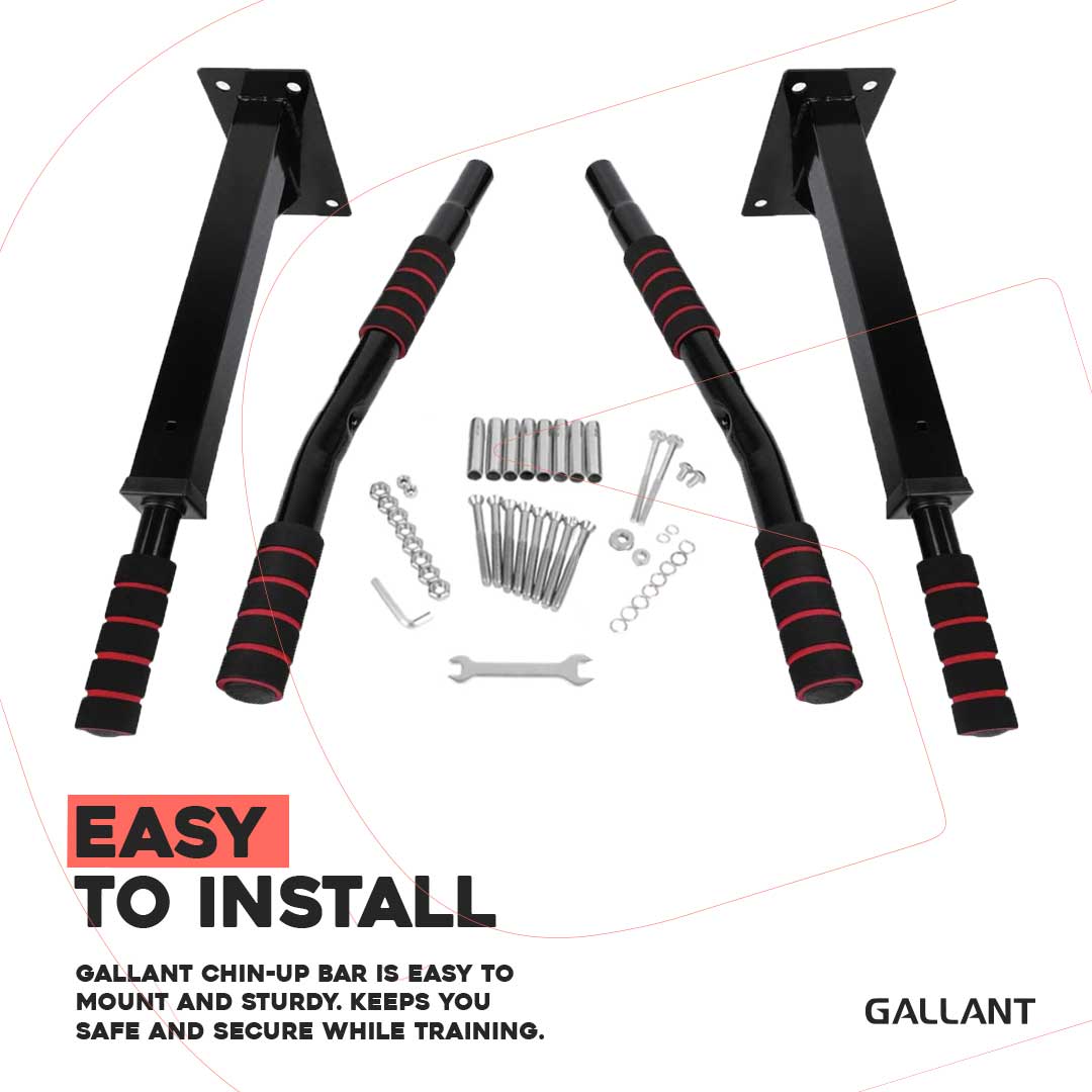 Wall Mounted Pull Up Bar Easy To Install.