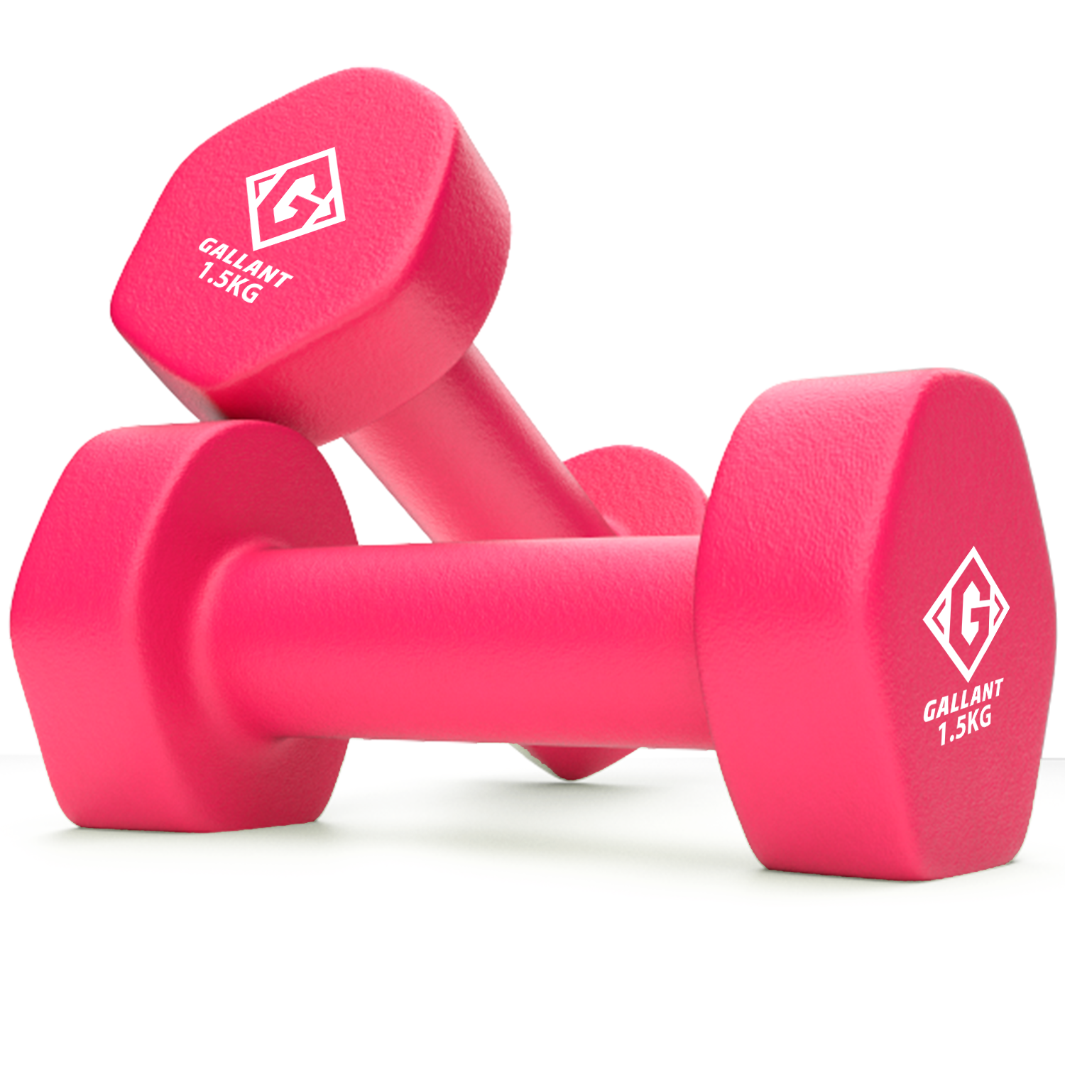 Gallant HEX Neoprene Dumbbells Hand Weights Pair  Main 1.5 IMG.