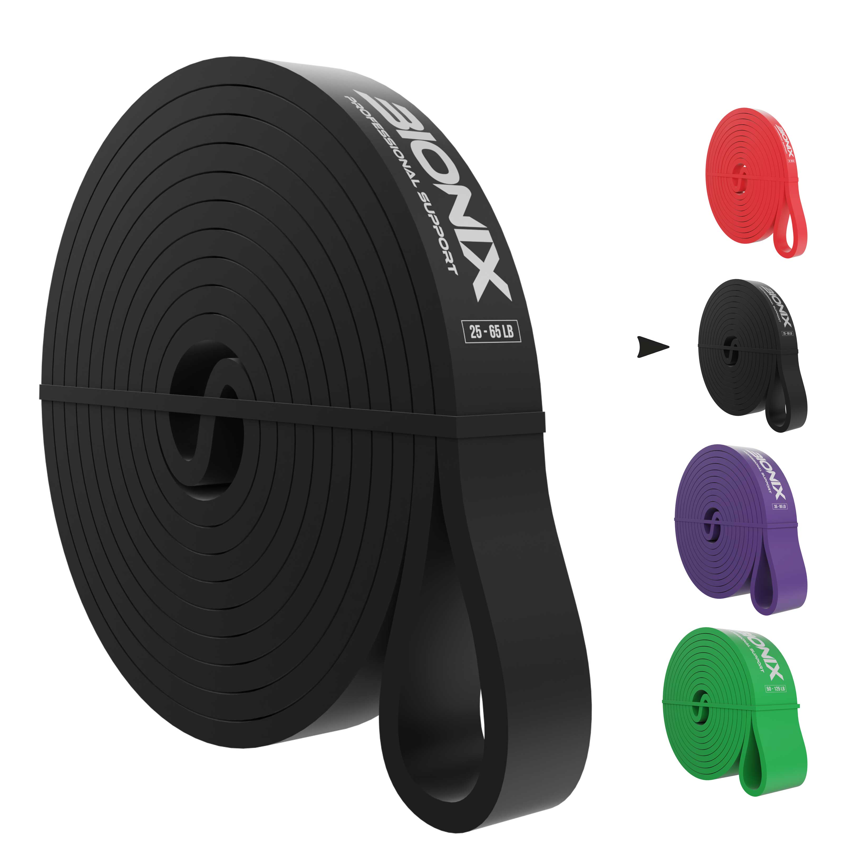 Resistance Band Pull-Up Set Black Color Main IMG.